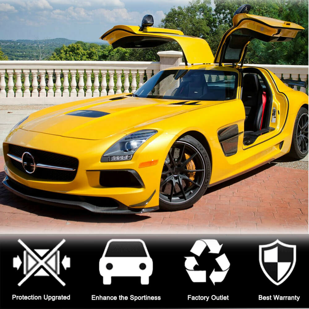 Mercedes Benz C197 R197 SLS AMG 2010-2013 Front Bumper Vents Carbon Fiber-Ahacarbon