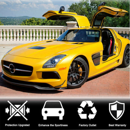Mercedes Benz C197 R197 SLS AMG 2010-2013 Front Bumper Vents Carbon Fiber-Ahacarbon