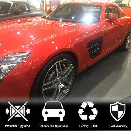 Mercedes Benz C197 SLS AMG Coupe 2010-2013 Side Air Fender Vents Dry Carbon Fiber-Ahacarbon