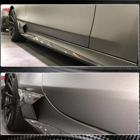 Mercedes Benz C217 S500 S550 Sport Pre-facelift 2015-2017 Side Skirts Splitters Carbon Fiber-Ahacarbon