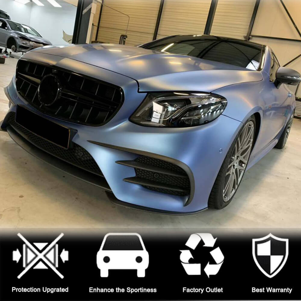 Mercedes Benz C238 A238 E300 Sport 2017-2019 Front Bumper Lip Carbon Fiber-Ahacarbon