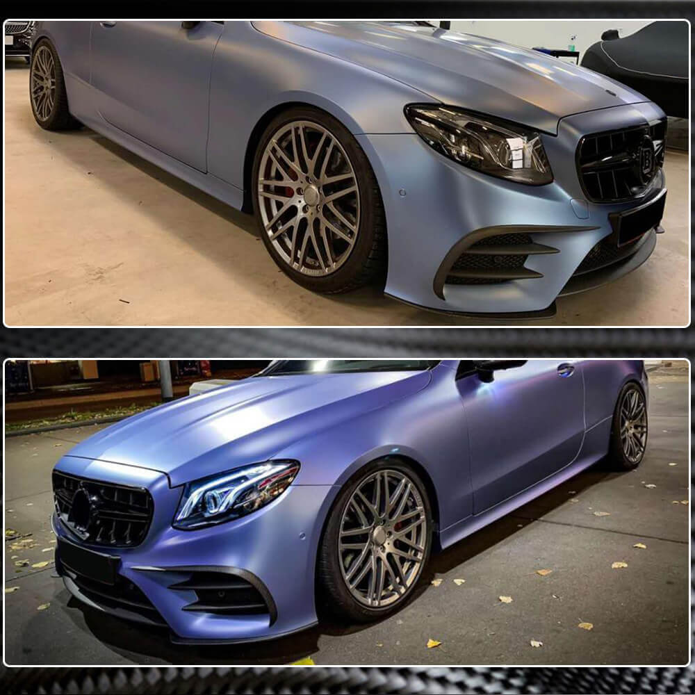 Mercedes Benz C238 A238 E300 Sport 2017-2019 Front Bumper Lip Carbon Fiber-Ahacarbon