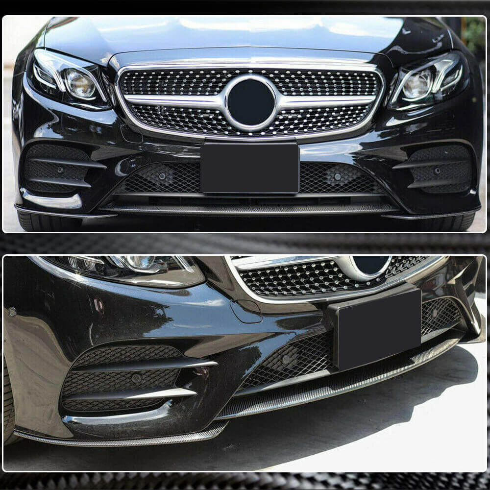 Mercedes Benz C238 A238 E300 Sport 2017-2019 Front Bumper Lip Carbon Fiber-Ahacarbon