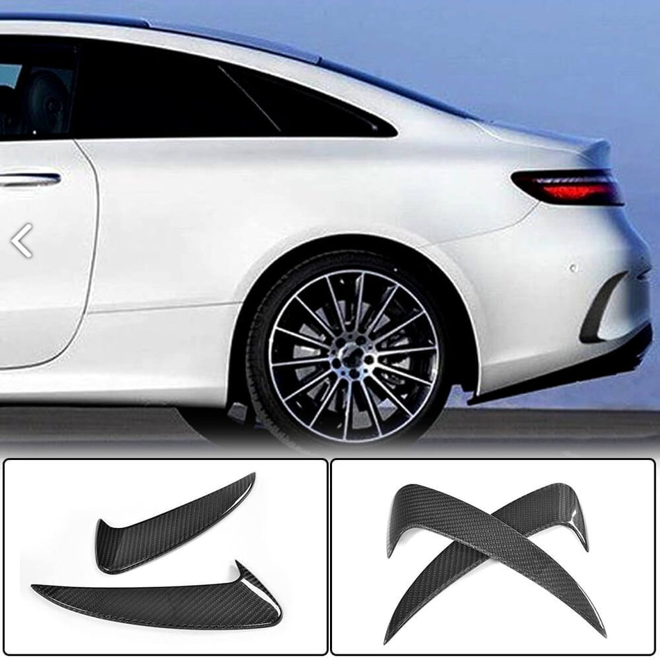 Mercedes Benz (W238) C238 E300 E400 E500 E550 Sport Coupe 2017-2019 Rear Bumper Vents Carbon Fiber-Ahacarbon