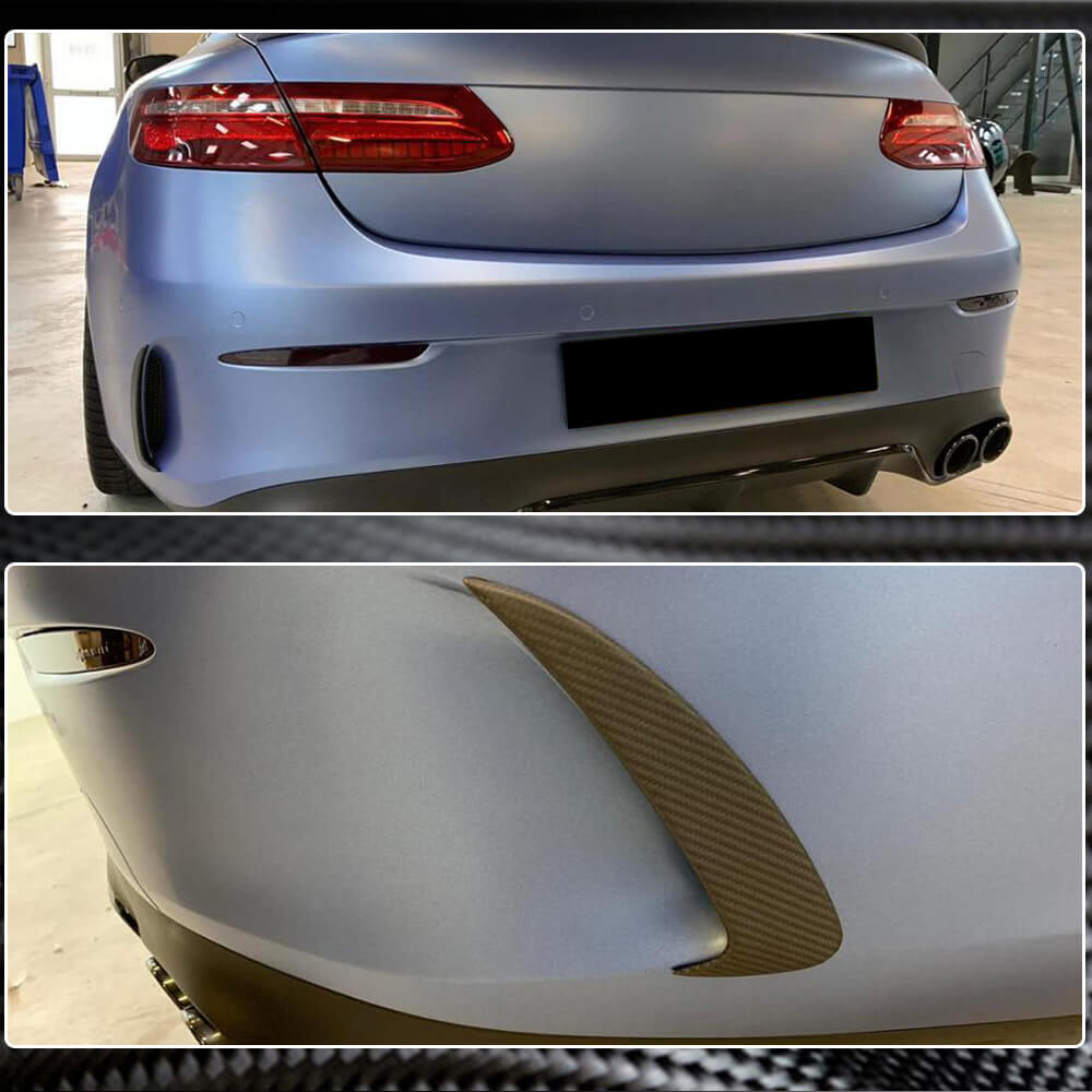 Mercedes Benz (W238) C238 E300 E400 E500 E550 Sport Coupe 2017-2019 Rear Bumper Vents Carbon Fiber-Ahacarbon