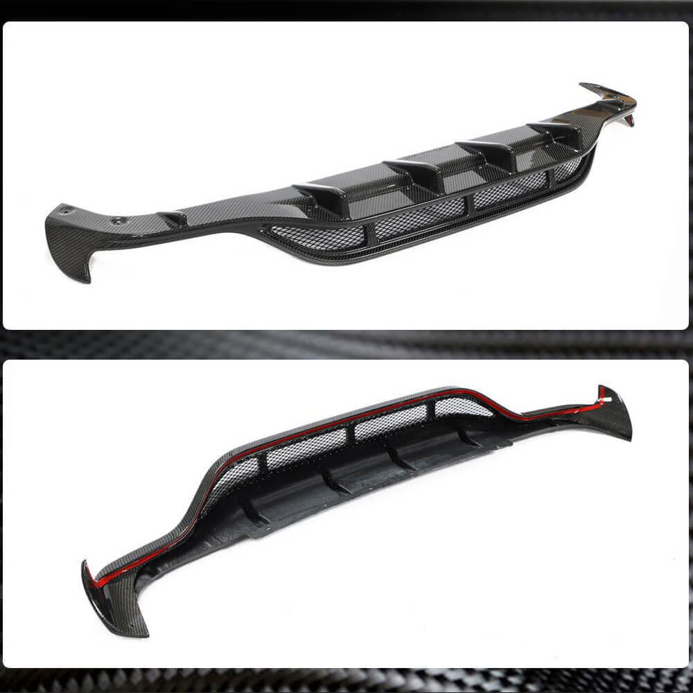 Mercedes Benz CLS Class C257 Sport 2018-2020 Rear Bumper Diffuser Carbon Fiber-Ahacarbon