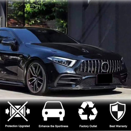Mercedes Benz CLS Class C257 Sport 2018-2020 Front Fog Lamp Covers Carbon Fiber-Ahacarbon