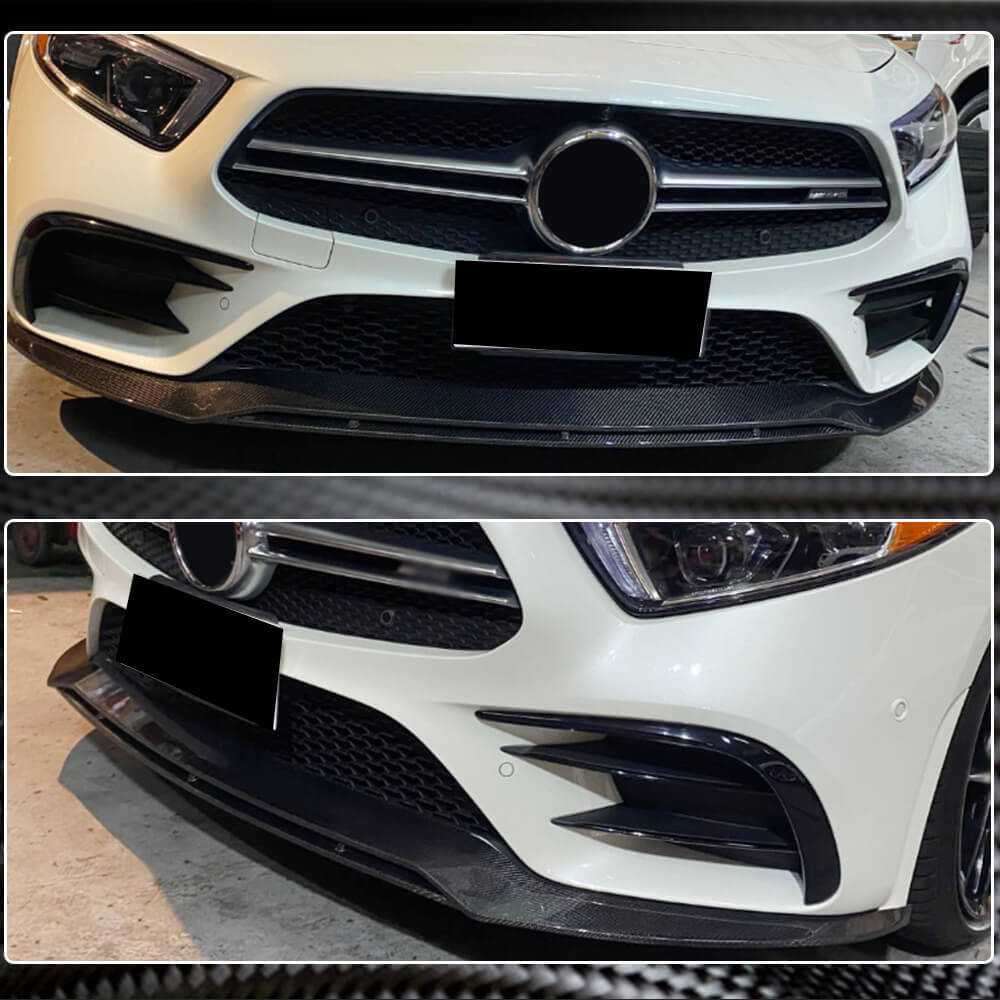 Mercedes Benz CLS Class C257 Sport 2018-2020 Front Fog Lamp Covers Carbon Fiber-Ahacarbon