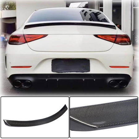 Mercedes Benz CLS Class C257 Sedan 2018-2022 Rear Trunk Spoiler Carbon Fiber-Ahacarbon