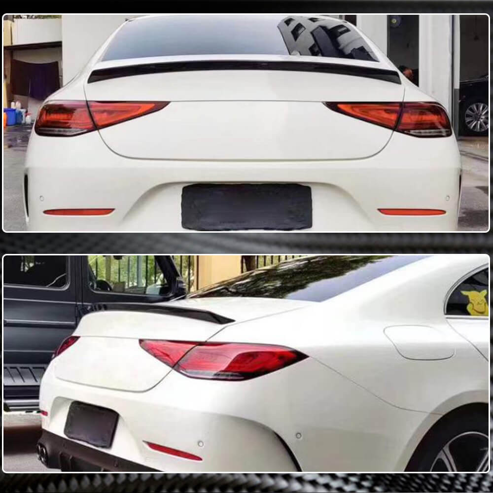 Mercedes Benz CLS Class C257 Sedan 2018-2022 Rear Trunk Spoiler Carbon Fiber-Ahacarbon