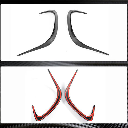 Mercedes Benz GLE Class C292 GLE400 GLE63 2015-2019 Rear Bumper Splitters Carbon Fiber-Ahacarbon