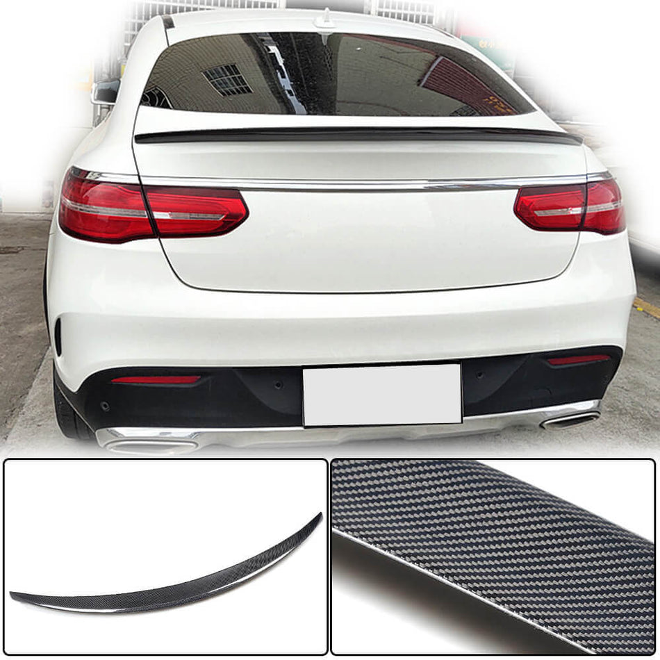 Mercedes Benz GLE Class C292 2015-2019 Rear Trunk Spoiler Carbon Fiber-Ahacarbon