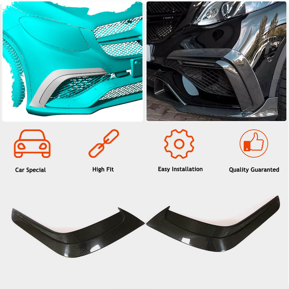 Mercedes Benz C292 GLE63 (S) AMG 2015-2019 Front Bumper Vents Carbon Fiber/FRP-Ahacarbon