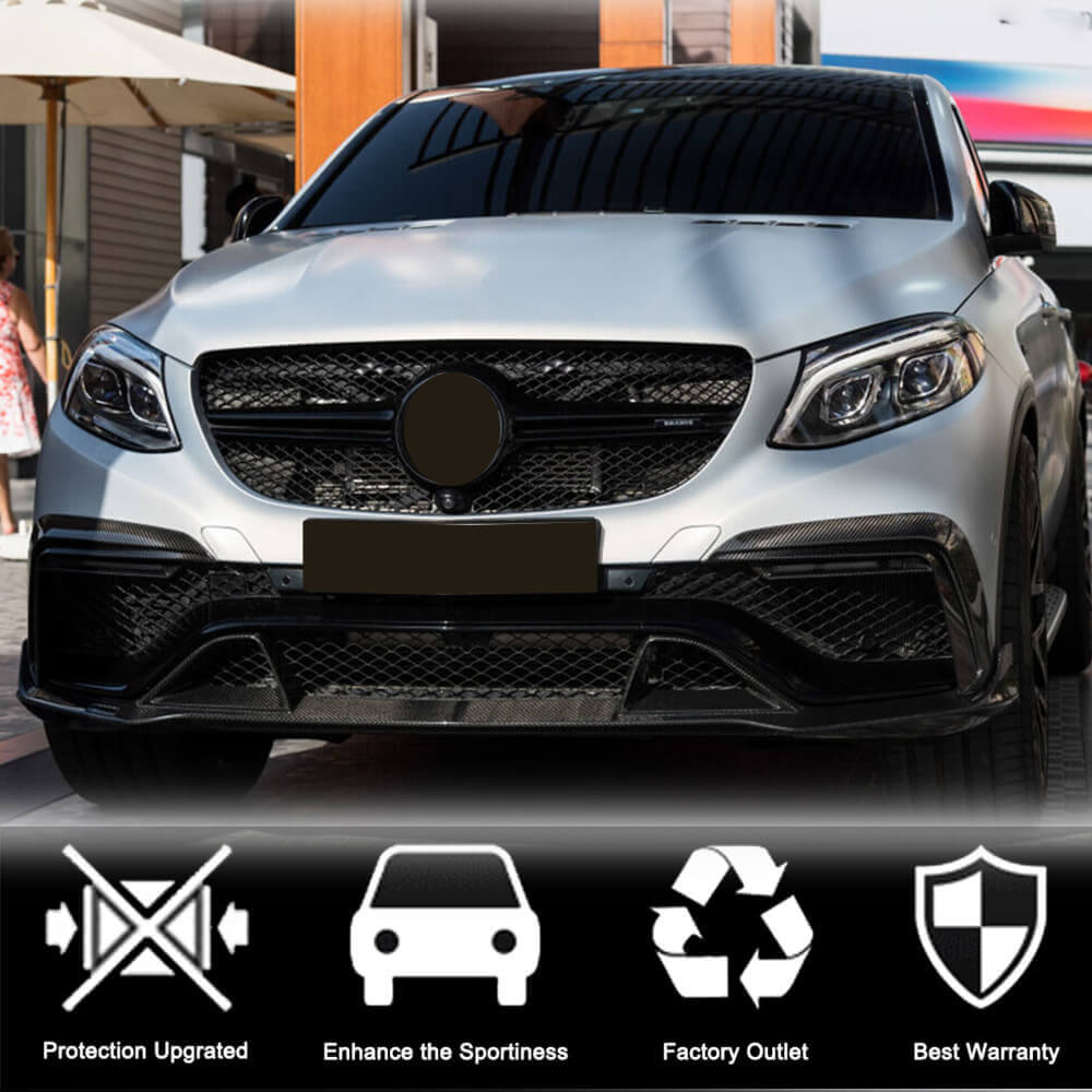 Mercedes Benz C292 GLE63 (S) AMG 2015-2019 Front Bumper Vents Carbon Fiber/FRP-Ahacarbon