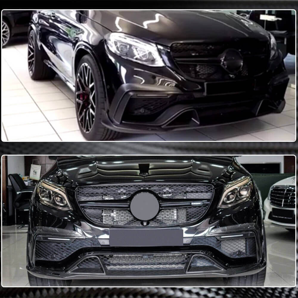 Mercedes Benz C292 GLE63 (S) AMG 2015-2019 Front Bumper Vents Carbon Fiber/FRP-Ahacarbon