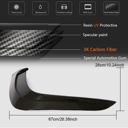 Mercedes Benz C292 GLE63 (S) AMG 2015-2019 Front Bumper Vents Carbon Fiber/FRP-Ahacarbon