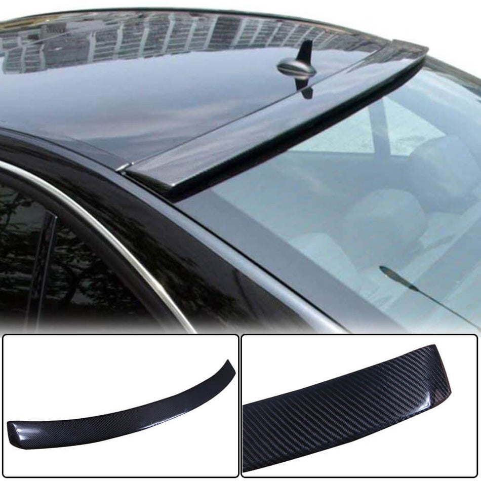 Mercedes Benz C Class W204 C63 AMG Sedan 2007-2014 Rear Roof Spoiler Carbon Fiber-Ahacarbon