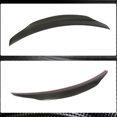 Mercedes Benz C Class W204 C200 C300 C63 Sedan 2007-2014 Rear Trunk Spoiler Carbon Fiber-Ahacarbon