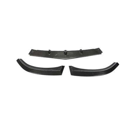 Mercedes Benz W205 C63 (S) AMG Pre-facelift 2015-2019 Front Bumper Lip Carbon Fiber-Ahacarbon