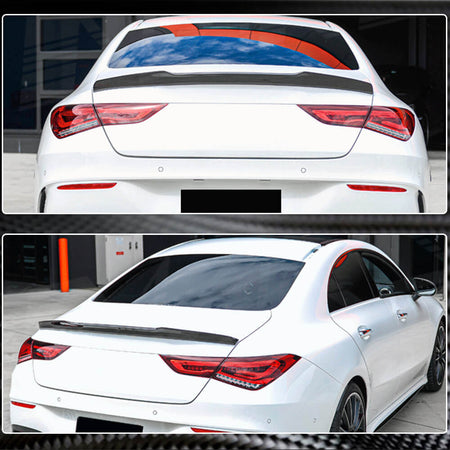 Mercedes Benz CLA Class (W118) C118 AMG Sedan 2020UP Rear Trunk Spoiler Carbon Fiber-Ahacarbon