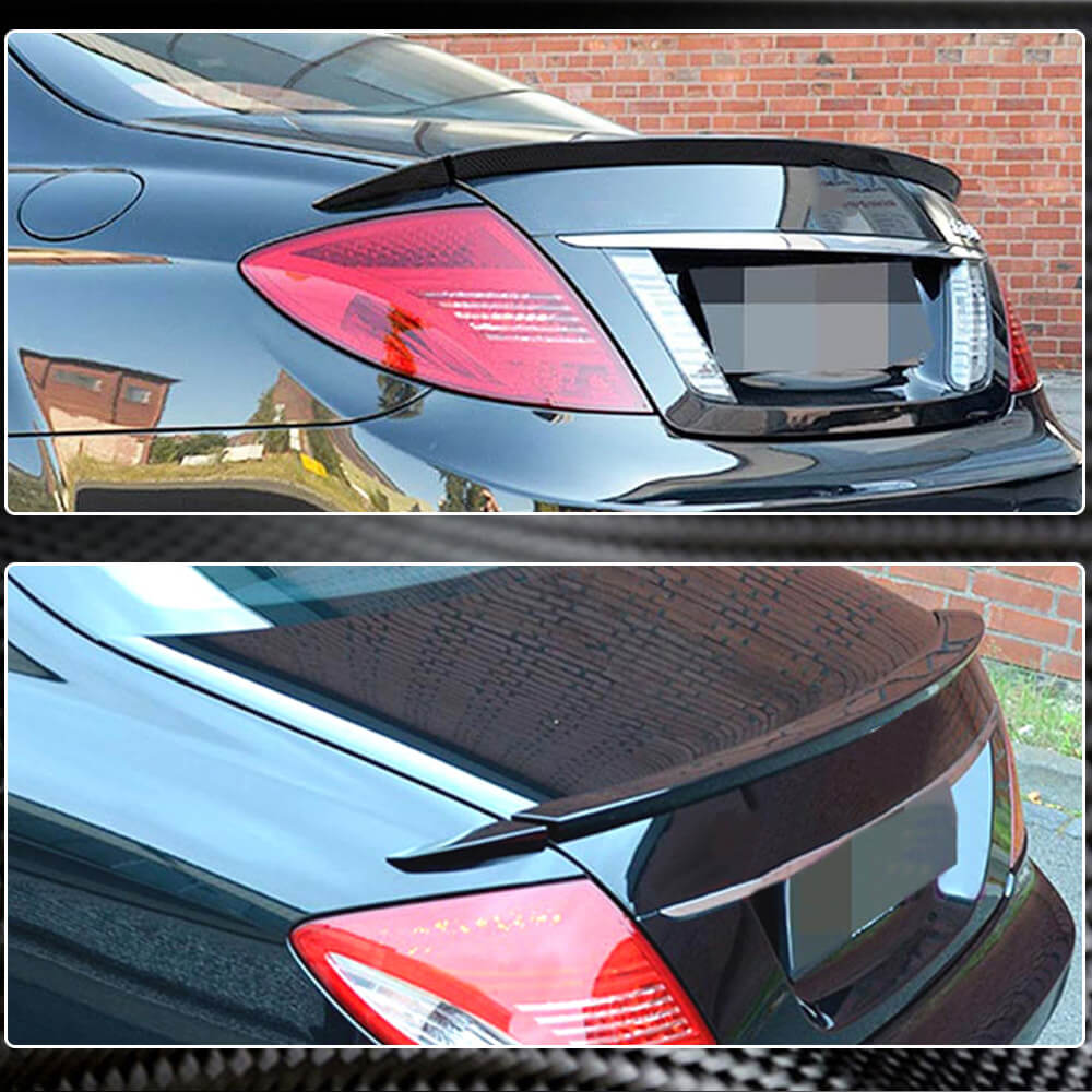 Mercedes Benz CL Class W216 2007-2014 Rear Trunk Spoiler Carbon Fiber-Ahacarbon