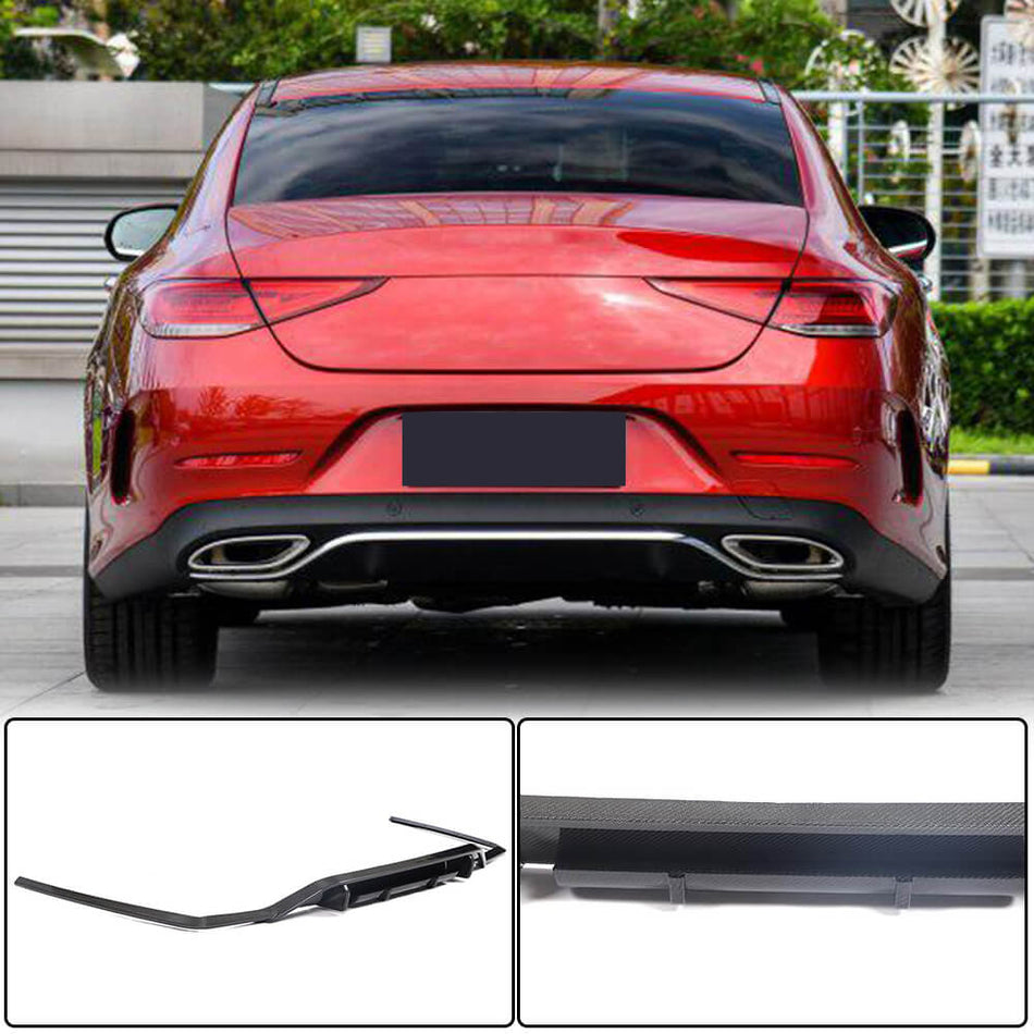 Mercedes Benz CLS Class C257 CLS300 CLS350 CLS450 Sport Sedan 2018-2020 Rear Bumper Diffuser Carbon Fiber-Ahacarbon