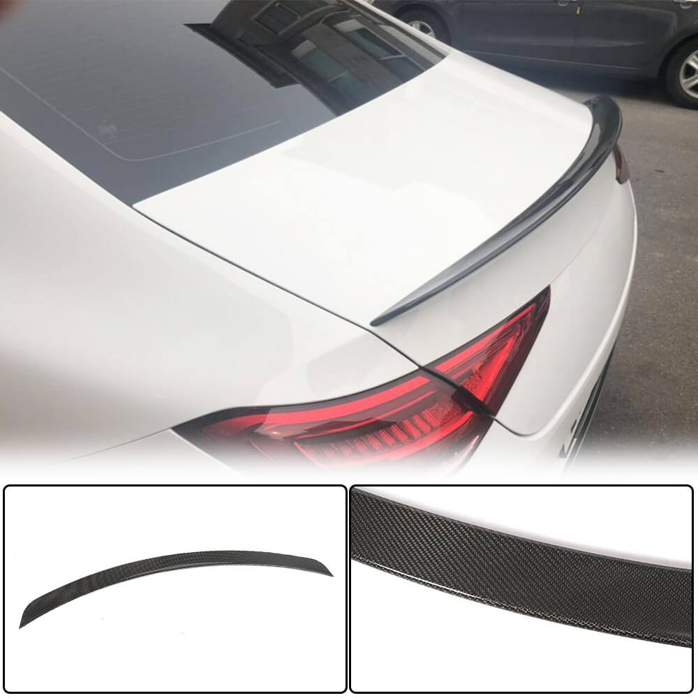 Mercedes Benz CLS Class C257 CLS53 AMG Sedan 2018-2020 Rear Trunk Spoiler Carbon Fiber-Ahacarbon