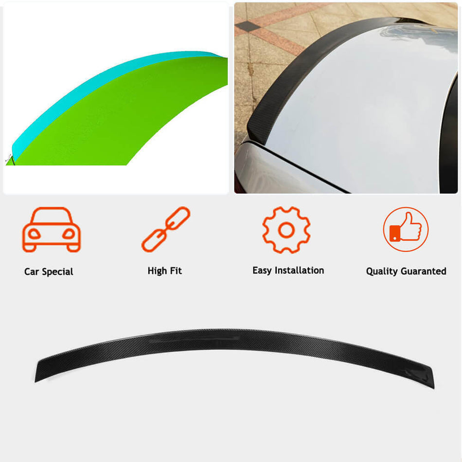 Mercedes Benz CLS Class (W218) C218 2012-2018 Rear Trunk Spoiler Carbon Fiber-Ahacarbon