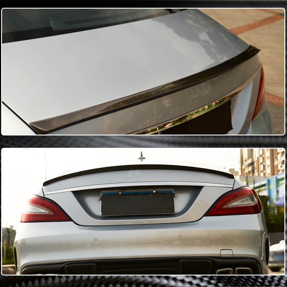 Mercedes Benz CLS Class (W218) C218 2012-2018 Rear Trunk Spoiler Carbon Fiber-Ahacarbon