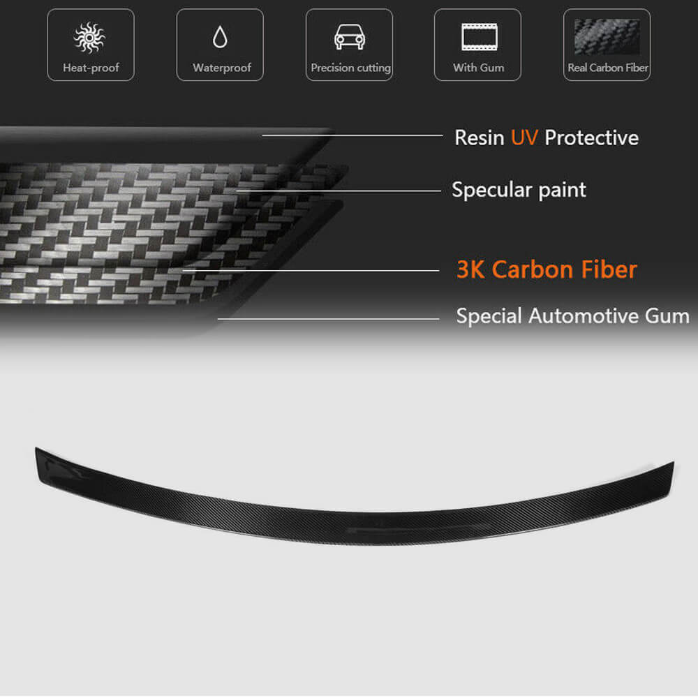 Mercedes Benz CLS Class (W218) C218 2012-2018 Rear Trunk Spoiler Carbon Fiber-Ahacarbon