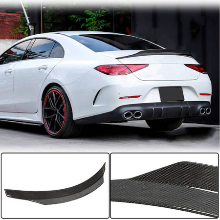Mercedes Benz CLS Class (W257) C257 2018-2020 Rear Trunk Spoiler Carbon Fiber-Ahacarbon