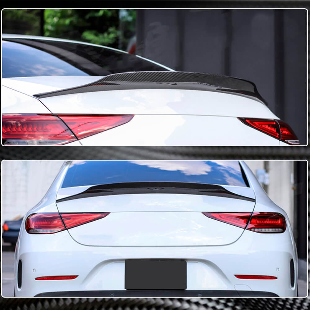 Mercedes Benz CLS Class (W257) C257 2018-2020 Rear Trunk Spoiler Carbon Fiber-Ahacarbon