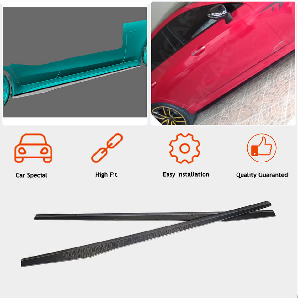 Mercedes Benz C257 Sport CLS53 AMG 2018-2020 Side Skirts Carbon Fiber-Ahacarbon