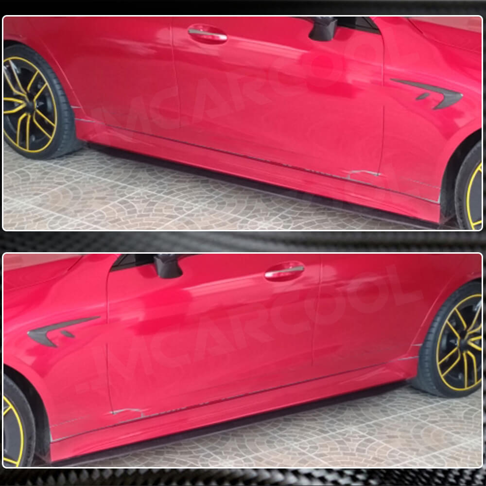 Mercedes Benz C257 Sport CLS53 AMG 2018-2020 Side Skirts Carbon Fiber-Ahacarbon