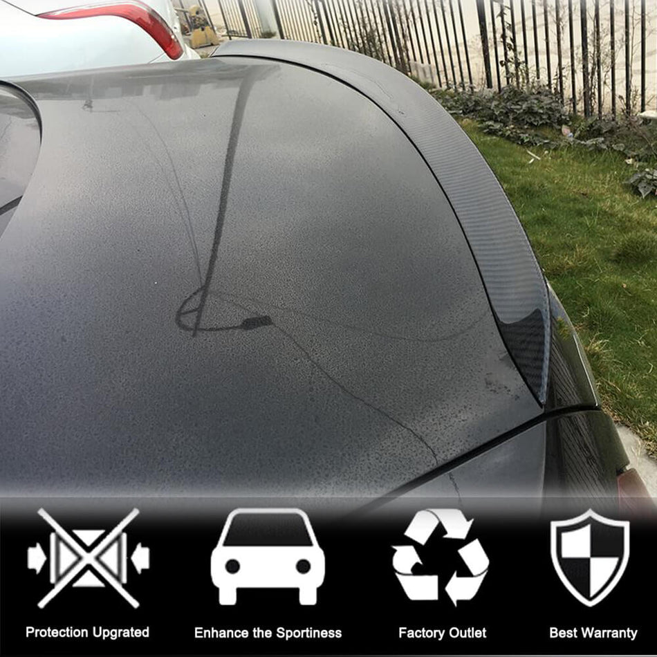 Mercedes Benz E-Class W213 E63 S AMG Sedan 2017-2020 Rear Trunk Spoiler Carbon Fiber/FRP-Ahacarbon