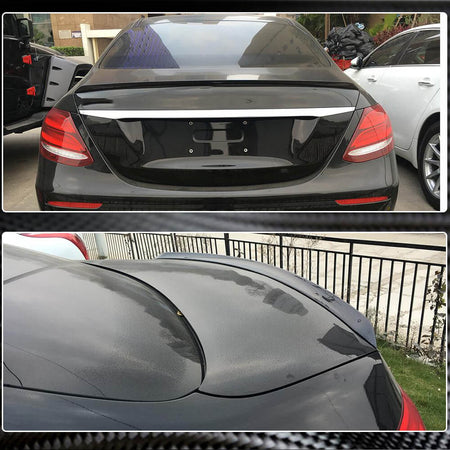 Mercedes Benz E-Class W213 E63 S AMG Sedan 2017-2020 Rear Trunk Spoiler Carbon Fiber/FRP-Ahacarbon