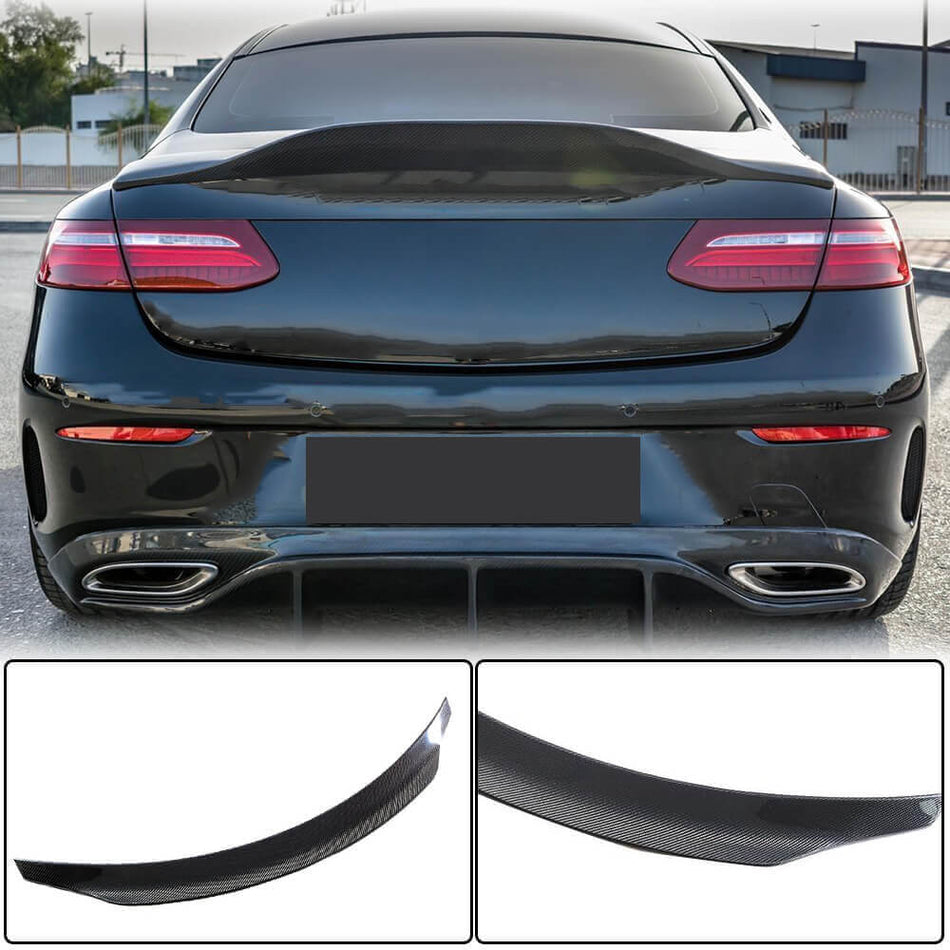 Mercedes Benz E Class (W238) C238 Coupe 2017-2021 Rear Trunk Spoiler Carbon Fiber-Ahacarbon