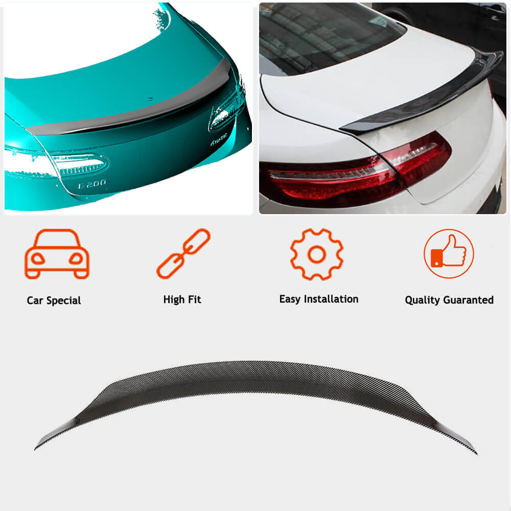 Mercedes Benz E Class (W238) C238 Coupe 2017-2021 Rear Trunk Spoiler Carbon Fiber-Ahacarbon