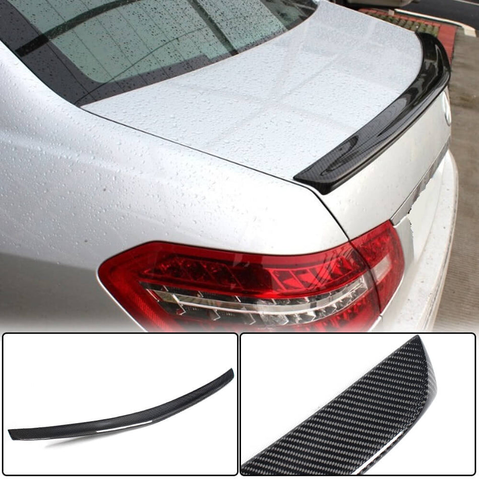 Mercedes Benz E Class W212 2010-2016 Rear Trunk Spoiler Carbon Fiber/FRP-Ahacarbon
