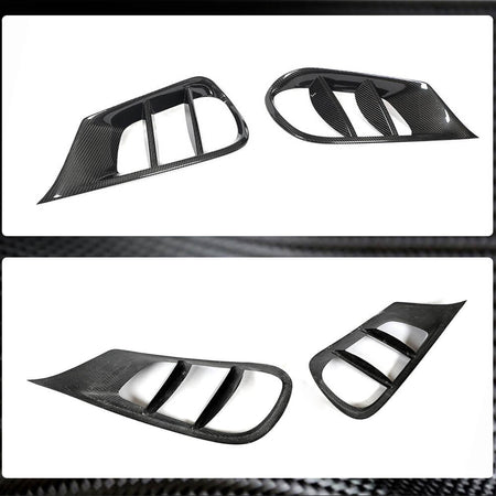 Mercedes Benz E Class W212 Sport Pre-facelift 2014-2016 Fog Lamp Covers Carbon Fiber-Ahacarbon