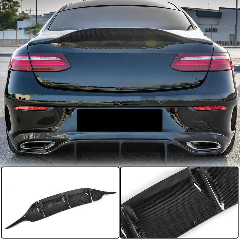 Mercedes Benz (W238) C238 A238 2017-2019 Rear Bumper Diffuser Carbon Fiber-Ahacarbon