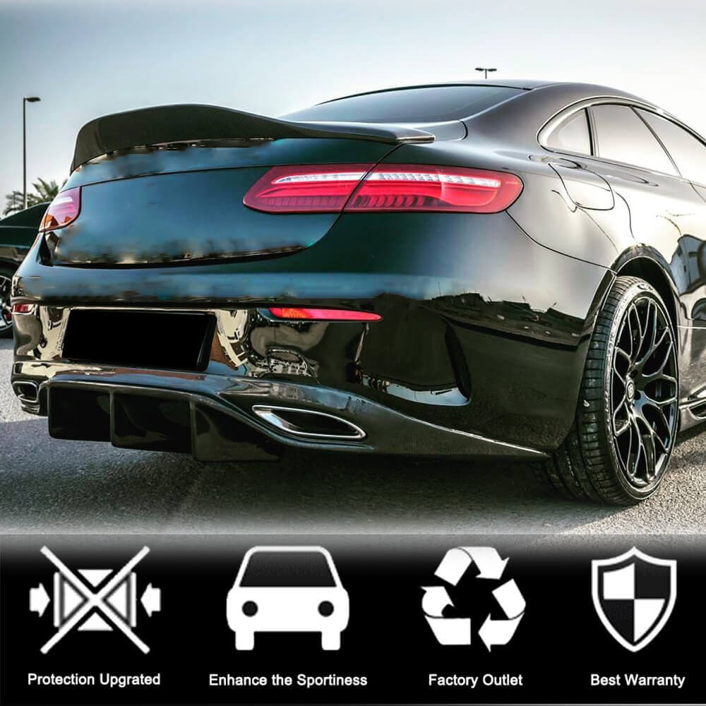 Mercedes Benz (W238) C238 A238 2017-2019 Rear Bumper Diffuser Carbon Fiber-Ahacarbon