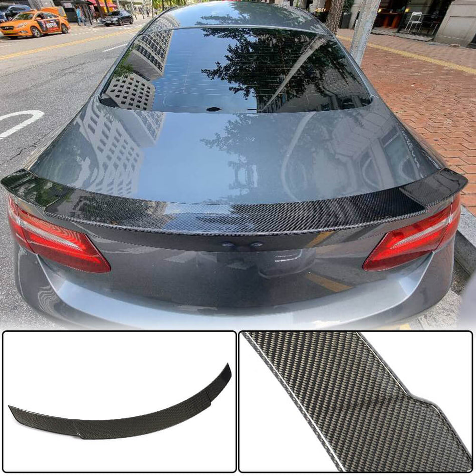 Mercedes Benz E Class W238 C238 Coupe 2017-2021 Rear Trunk Spoiler Carbon Fiber-Ahacarbon
