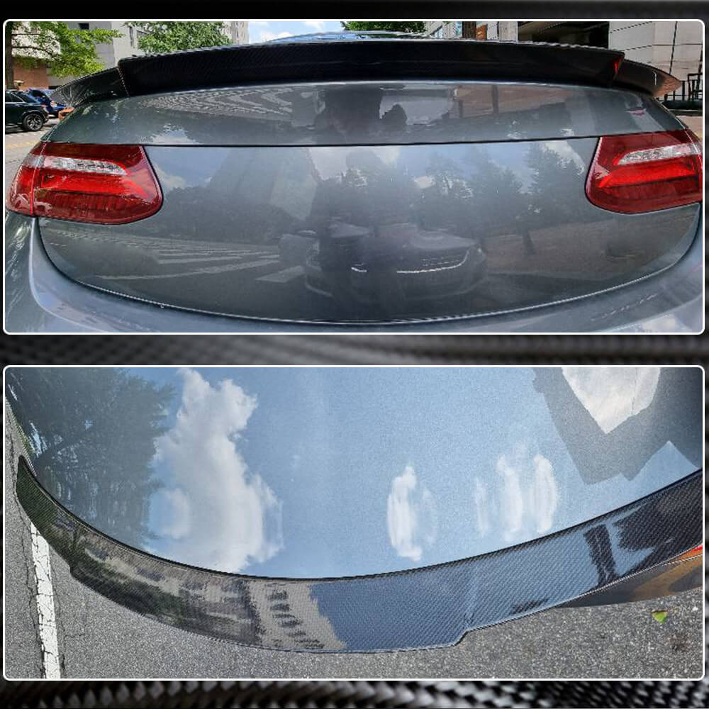 Mercedes Benz E Class W238 C238 Coupe 2017-2021 Rear Trunk Spoiler Carbon Fiber-Ahacarbon