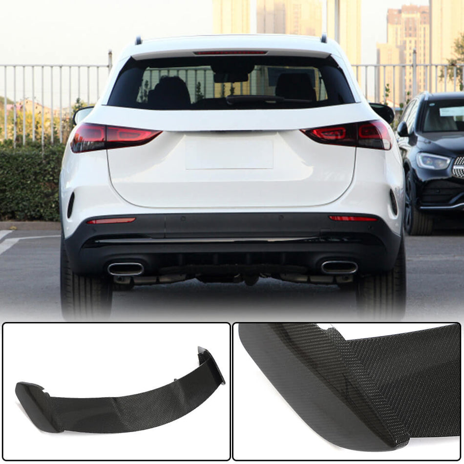 Mercedes Benz GLA Class H247 GLA200 GLA250 2020UP Rear Roof Spoiler Carbon Fiber-Ahacarbon
