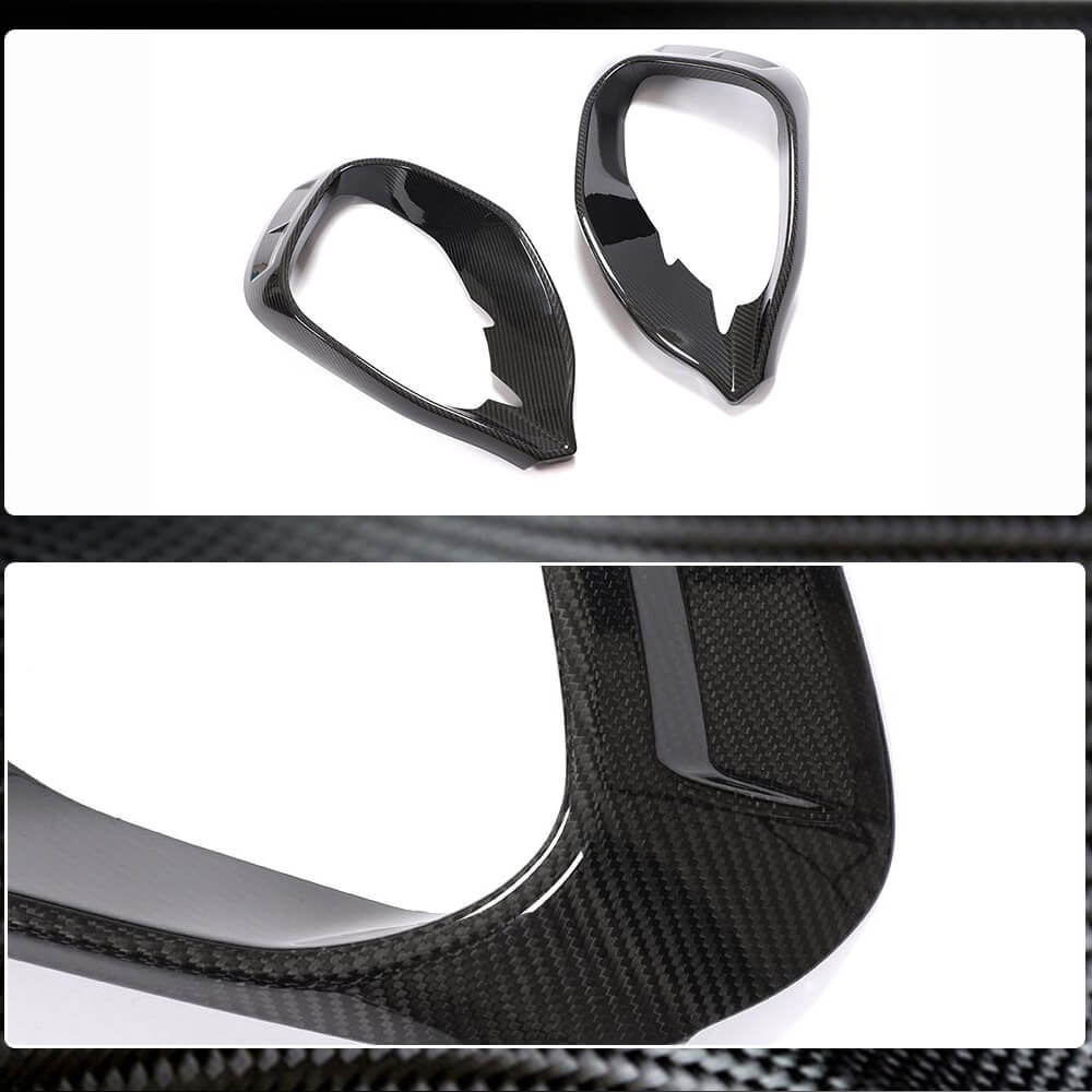 Mercedes Benz GLA Class H247 Sport GLA35 GLA45 2020-2022 Front Bumper Vents Dry Carbon Fiber-Ahacarbon