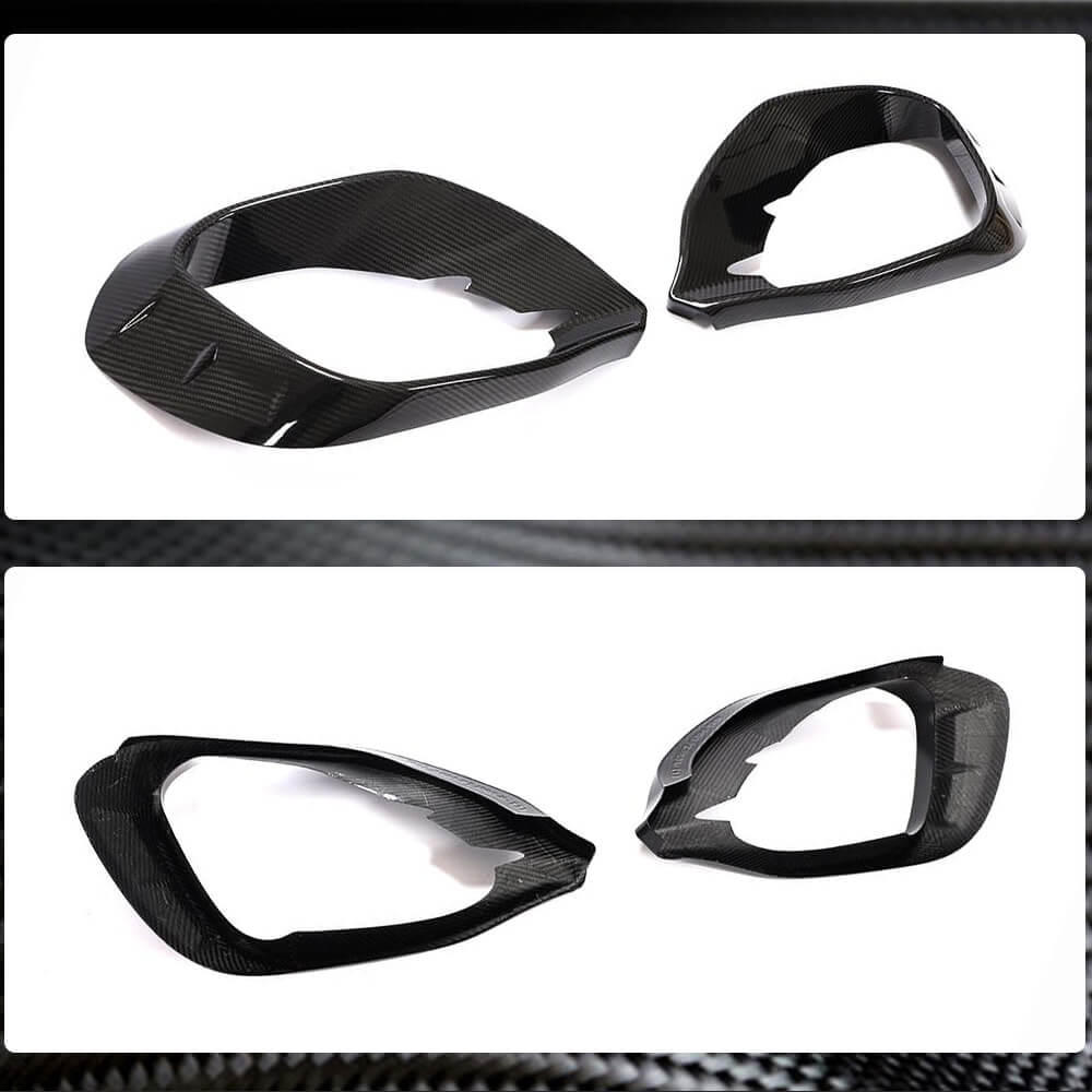 Mercedes Benz GLA Class H247 Sport GLA35 GLA45 2020-2022 Front Bumper Vents Dry Carbon Fiber-Ahacarbon