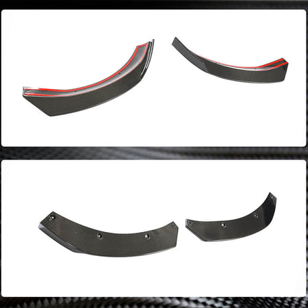 Mercedes Benz GLA Class X156 GLA45 AMG 2017-2020 Front Bumper Splitters Carbon Fiber-Ahacarbon