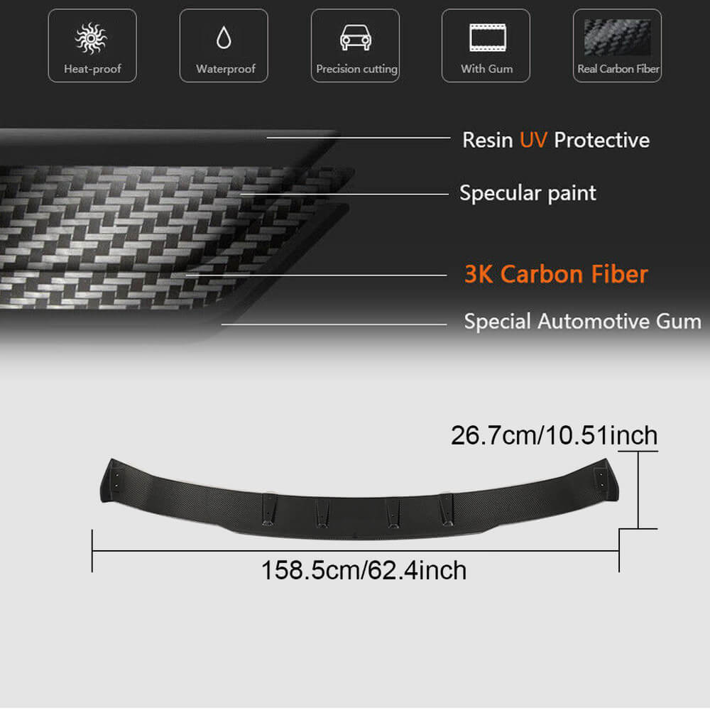 Mercedes Benz GLC Class C253 GLC43 AMG Facelift 2020-2022 Rear Bumper Diffuser Carbon Fiber-Ahacarbon