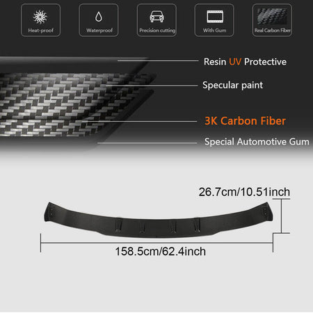 Mercedes Benz GLC Class C253 GLC43 AMG Facelift 2020-2022 Rear Bumper Diffuser Carbon Fiber-Ahacarbon